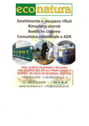 Rimozione eternit amianto – Vicenza – Schio – Valdagno – Thiene – Santorso – Cornedo Vicentino – Arzignano – Chiampo – Bassano del Grappa